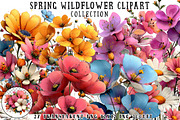 Spring Wildflower Clipart, an Illustration by OK Design (Thumbnail 1 of 6)