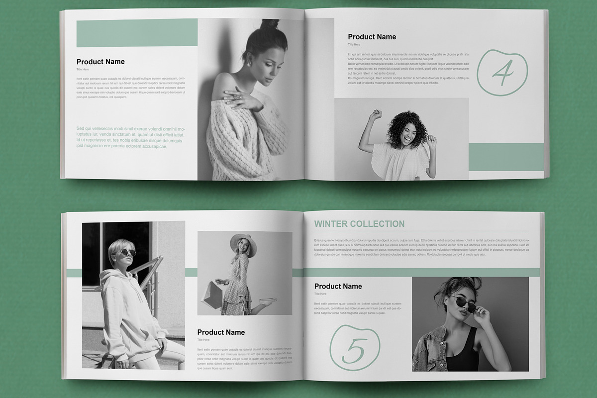 Fashion Look Book Design Template, a Magazine Template by MightyDesign (Photo 4 of 8)