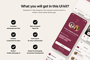 FaithMatch – Dating App Mobile UI Ki, a Websites & App Template by Creative Graphics (Thumbnail 3 of 8)