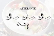 Yogurt | Script Font, a Handwritten Font by Scratchones (Thumbnail 8 of 9)