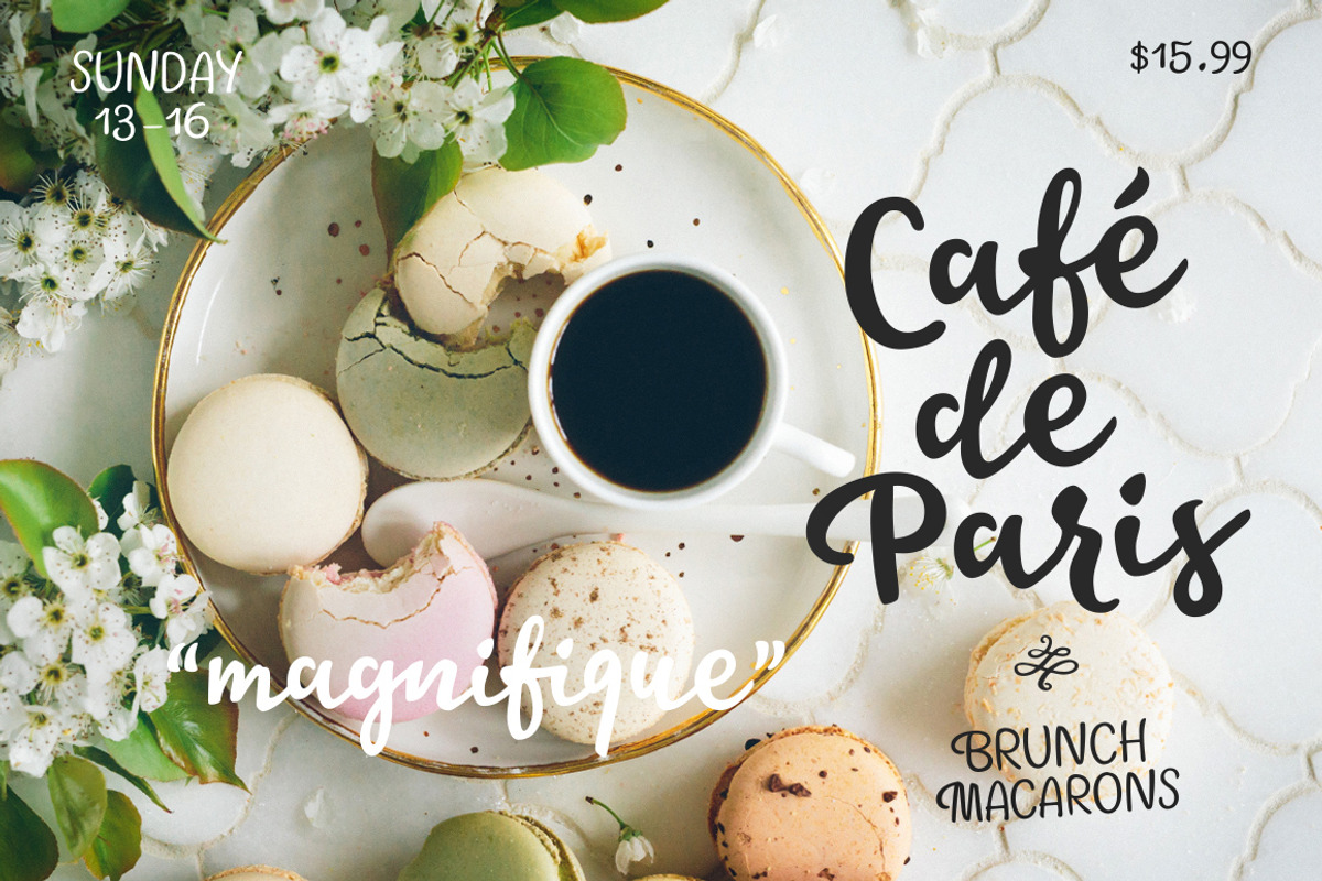 Takeaway -50% off!, a Script Font by Fenotype (Photo 13 of 14)