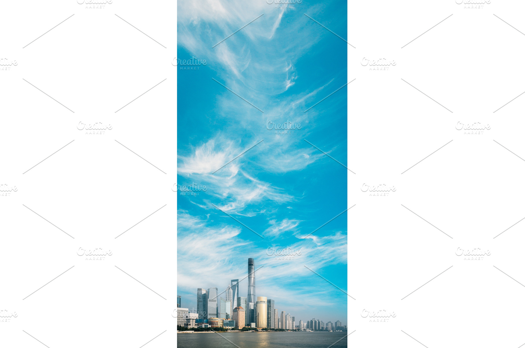 Shanghai Pudong skyline under, an Architecture Photo by Our Amazing World