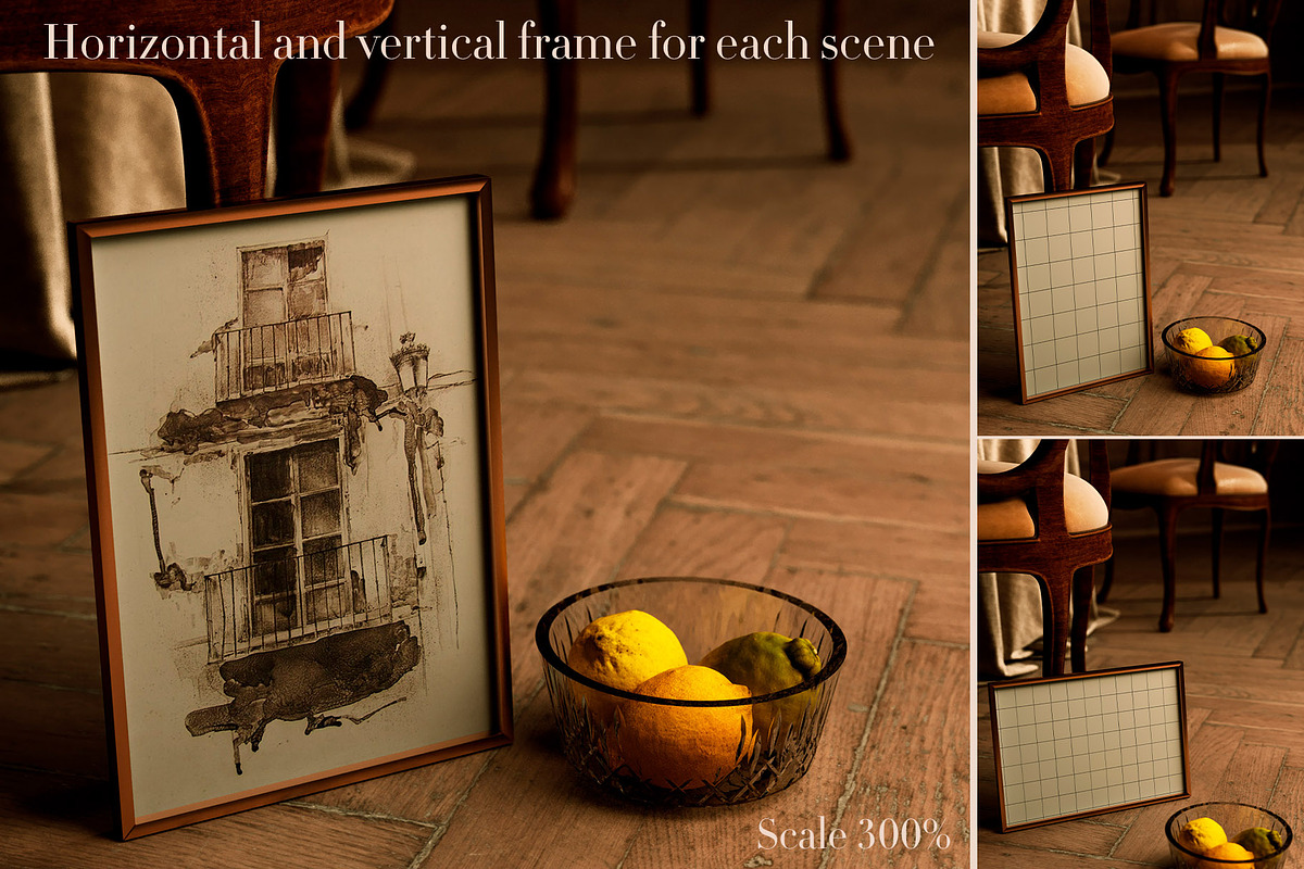 Lucerne room & Rustic Mockup Frame, a Household Mockup by LAMIA DESIGN (Photo 7 of 16)