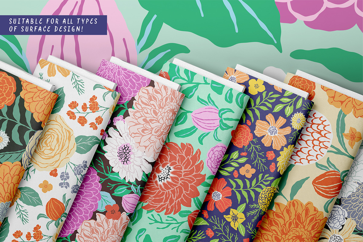 Bloomcore Vector Patterns & Graphics, a Pattern Graphic by rouxsupplyco (Photo 8 of 12)