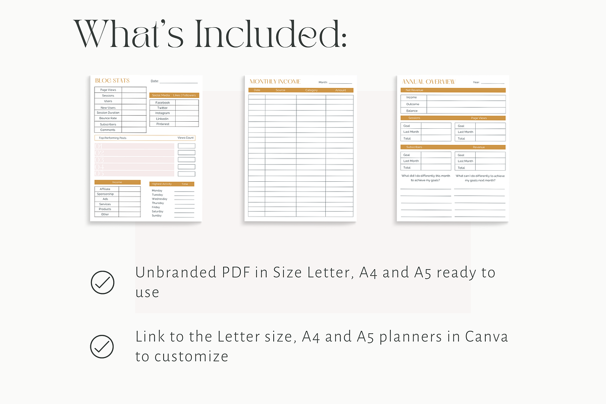 2023 Blogging Planner, a Stationery Template by Marketing Templates Co. (Photo 8 of 11)