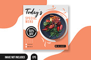 Social Media Design Food, a Social Media Template by Izalsye (Thumbnail 3 of 3)