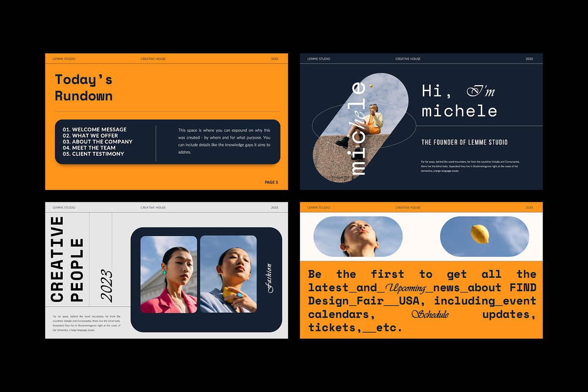 Modern Beauty Google Slides Template, a Presentation Template by Meliora Studio (Photo 3 of 8)
