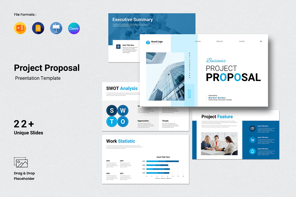 Project Proposal Presentation, a Presentation Template by Cleffon_Graphic_Studio (Photo 1 of 4)