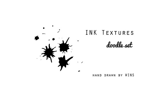 Ink Textures Set