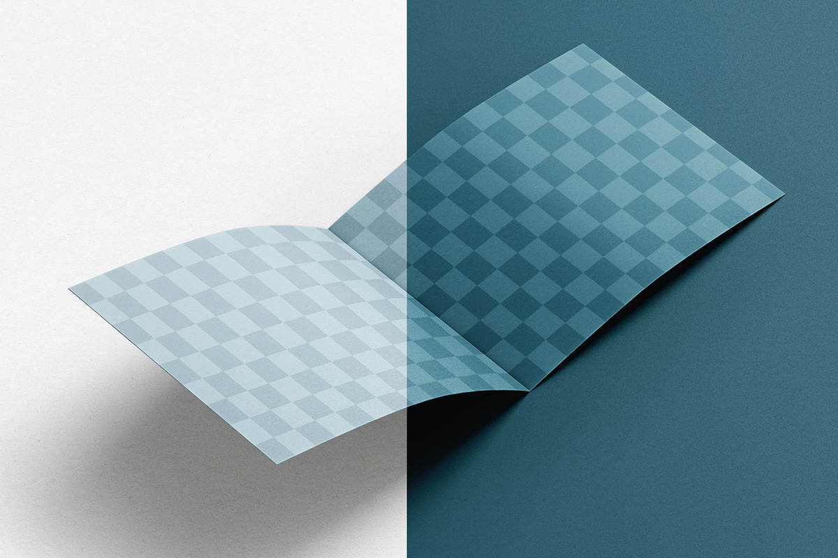 Bifold Horizontal Brochure Mockup, a Print Template by mockupatelier (Photo 3 of 13)