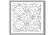 Oriental Abstract Vector Pattern, a Decorative Illustration by FineArtStudio (Thumbnail 2 of 3)