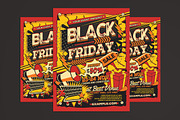 Black Friday Sale Flyer, a Flyer Template by Muhamad Iqbal hidayat (Thumbnail 1 of 4)