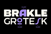 Brakle - Grotesk Rounded, a Sans Serif Font by Graptail (Thumbnail 6 of 21)