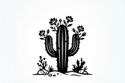 60 Desert Cactus Floral Silhouette, a Seasonal Illustration by Amazin_art (Thumbnail 32 of 35)