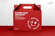 Box with Handle Mockup Set-1, a Packaging Mockup by Grid&Glow (Thumbnail 4 of 6)