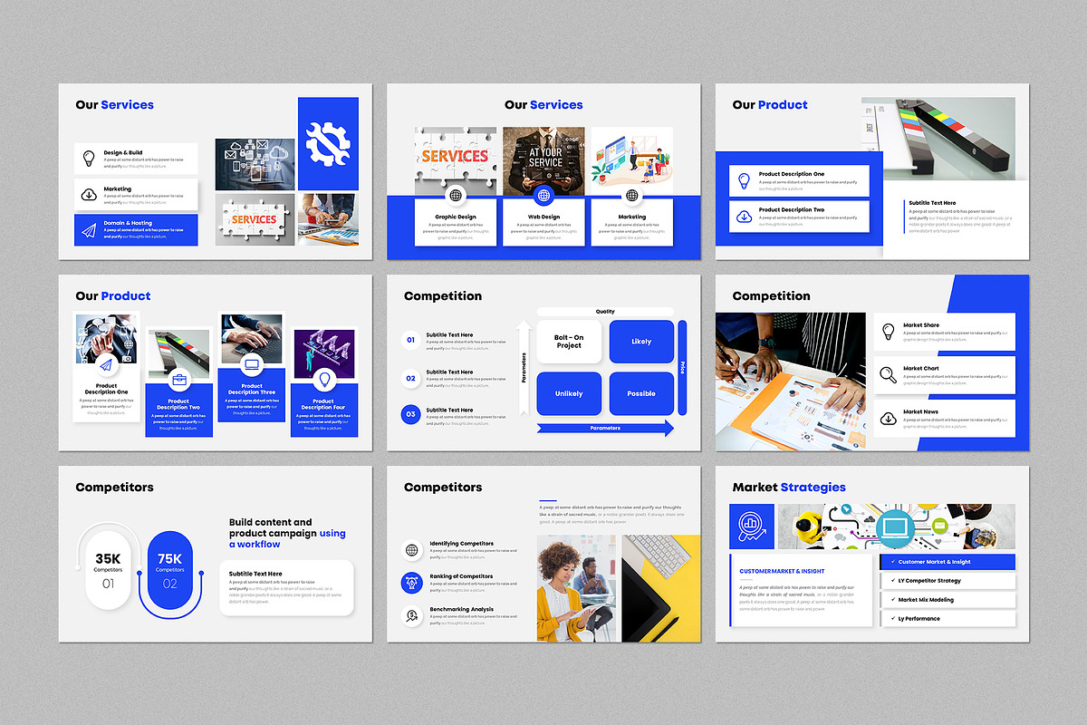 Business Presentation Template, a Presentation Template by CreativeSlides (Photo 3 of 14)