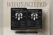 Gray & Black Modern Creative Resume, a Resume Template by Creatif Foundry (Thumbnail 3 of 7)