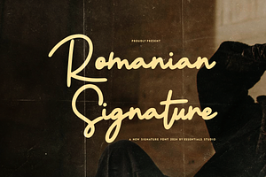 Romanian Signature - Luxury Font