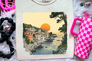 Antique Italian Summer Clipart, an Illustration by CreationArt (Thumbnail 4 of 9)