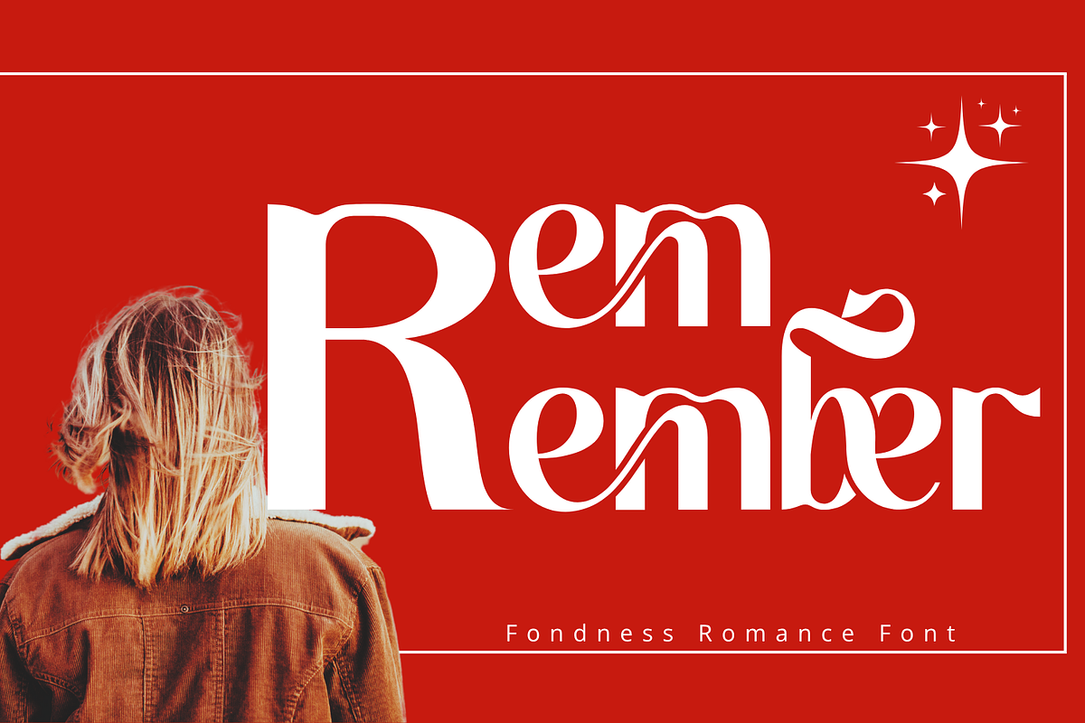 Fondness Romance Font, a Sans Serif Font by 177Studio (Photo 3 of 8)