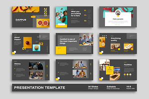 Interactive presentation templates, a Presentation Template by Aprndy85