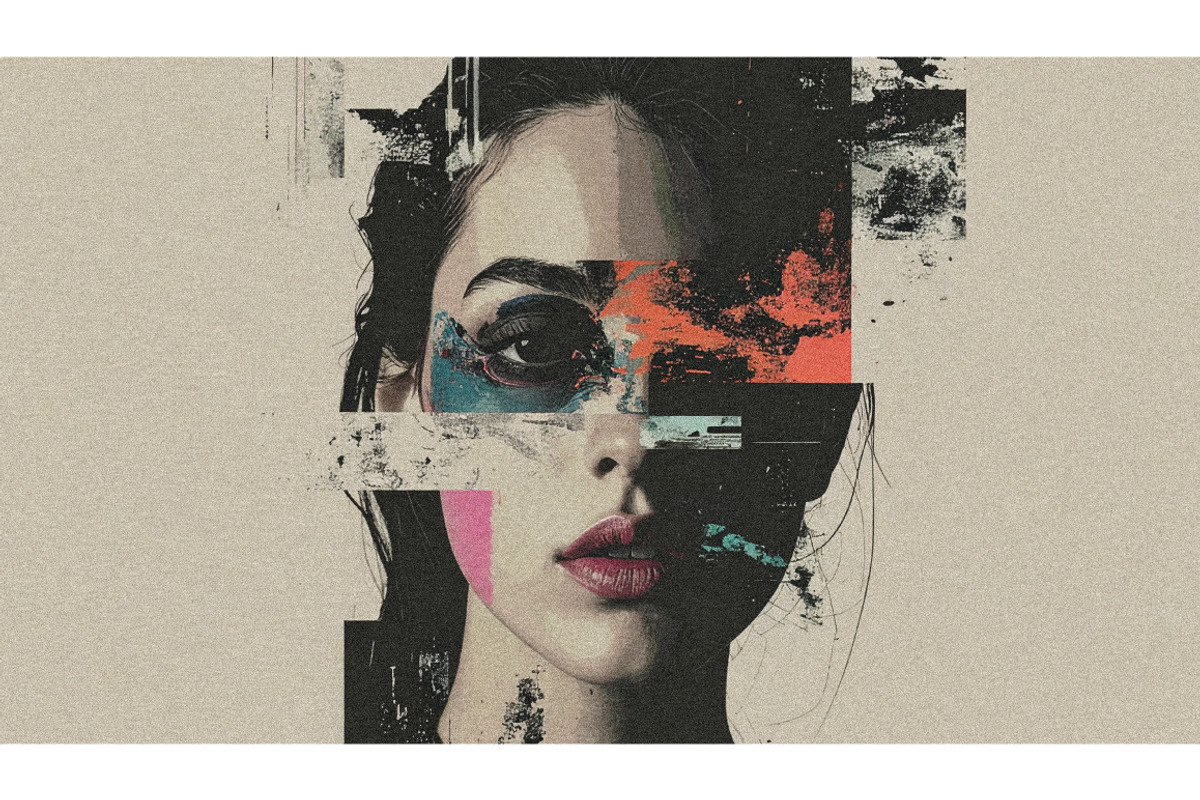 Beautiful Noise 2 Abstract Collages, a Texture Illustration by Offset (Photo 13 of 21)