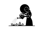 Garden Bunny Silhouette Bundle, an Illustration by jahid234 (Thumbnail 4 of 48)