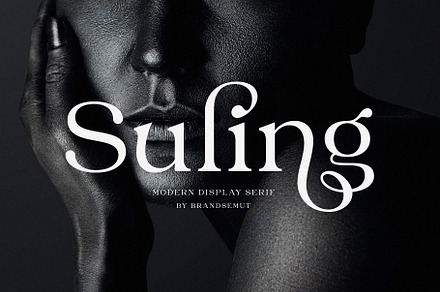 Suling || Modern Display Serif, a Serif Font by BrandSemut