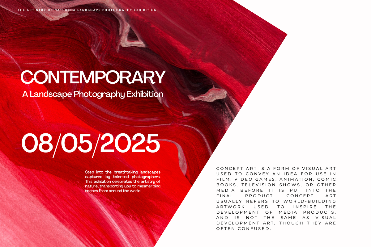Red expression modern artwork, a Texture Illustration by identity.ART (Photo 3 of 9)