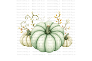 Sage Green Pumpkins, a Decorative Illustration by Bloom Craft Creations (Thumbnail 4 of 12)