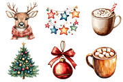 Christmas Doodle Sublimation Clipart, an Illustration by Dream Creation (Thumbnail 6 of 6)