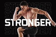 Turbo Striker - Sport Font, a Sans Serif Font by Mine Type Lab (Thumbnail 5 of 10)