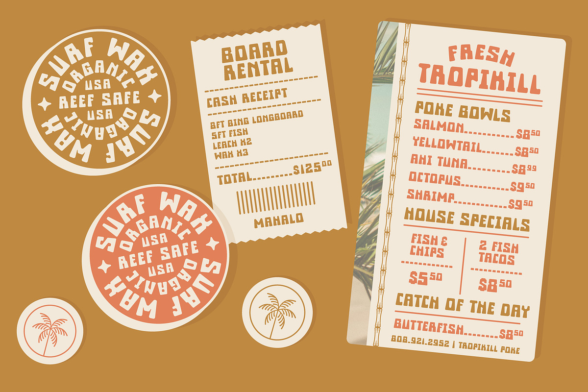 Tropikill Font Duo, a Font by NienowBrand (Photo 5 of 12)