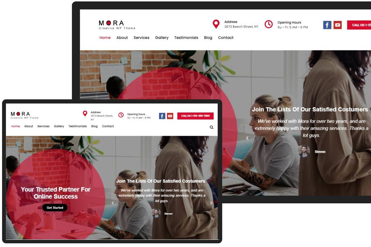 Mora Multipurpose WordPress Theme preview 6