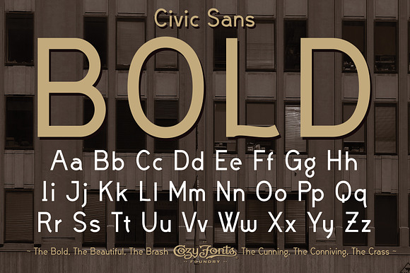 Civic Sans Bold preview 3