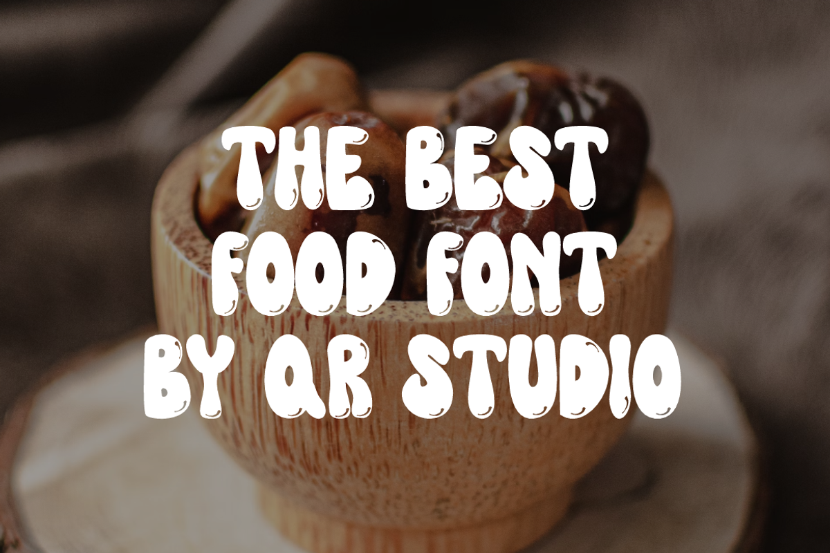 Bread Manisan - Groovy & Food Font, a Handwritten Font by QR Design Studio (Photo 5 of 7)