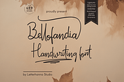 Bellofandia Font, a Handwritten Font by Letterhanna Studio (Thumbnail 1 of 15)