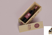 Wooden Wine Box Mockup, a Packaging Mockup by McLittle Stock (Thumbnail 4 of 4)