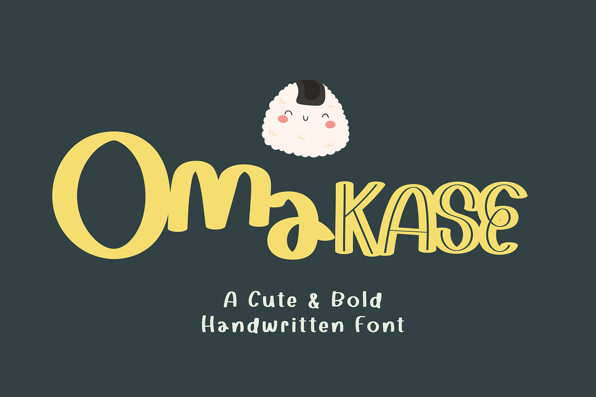 Omakase, a Handwritten Font by MTK Studio (Photo 1 of 8)