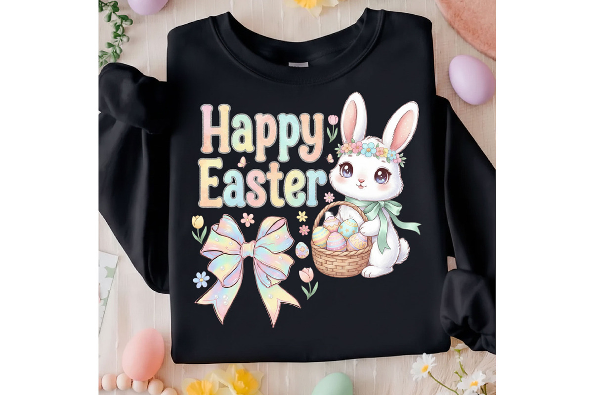 Preppy Happy Easter Png, an Illustration by Designking (Photo 5 of 6)