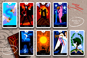 Vector Tarot Cards – Major Arcana, an Object Illustration by Retro Graphic Box (Thumbnail 3 of 5)