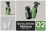 Spray Bottle Mockup, a Household Mockup by Permadi Creative (Thumbnail 1 of 3)