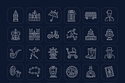 London Icon Art Set, an Outline Icon by Prosymbols (Thumbnail 7 of 8)