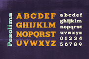 Pesolima - Bold Display Font, a Slab Serif Font by takoliko (Thumbnail 8 of 11)