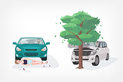 Road accident different situations, a Transportation Illustration by Good Studio (Thumbnail 3 of 3)