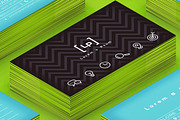 Isometric Business Card Mock-Up, a Print Template by graystudio (Thumbnail 5 of 7)