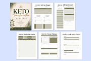 Keto Transformation Workbook., a Stationery Template by Shumaya (Thumbnail 2 of 5)