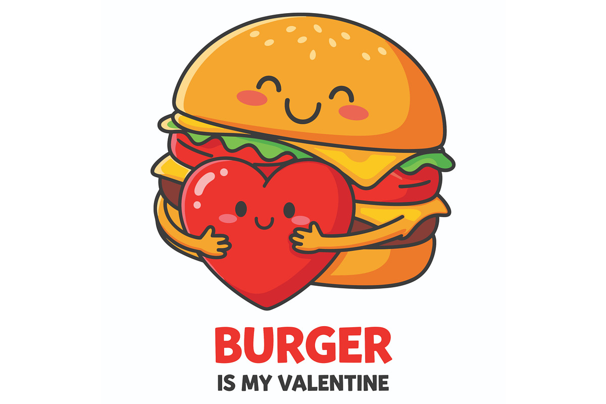 Cute Valentine Lifestyle TShirt Set, a Seasonal Illustration by Designer_Momina (Photo 16 of 21)