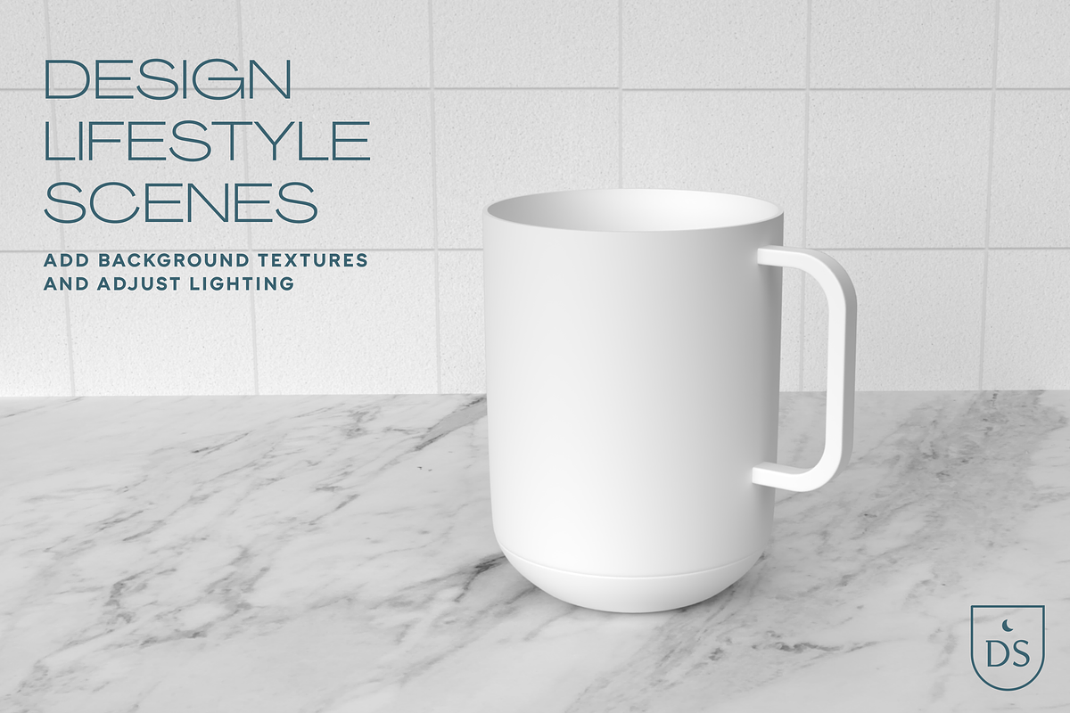 3D Mug Mockup, a Household Mockup by Silver Moon Design School (Photo 3 of 3)
