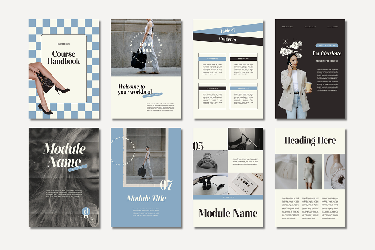 Modern Ebook Workbook Canva Template, a Marketing Template by Anna Design Studio (Photo 3 of 11)
